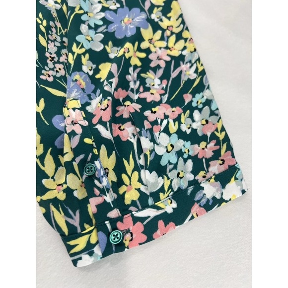 Investments Woman Tunic Plus Size 2X Blouse Shirt 3/4 Sleeve Caroline Green B35 - Picture 16 of 16